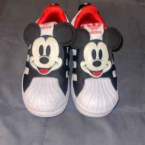 Gently worn Mickey Mouse adidas